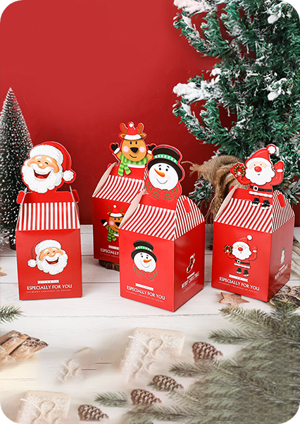 santa claus gift box